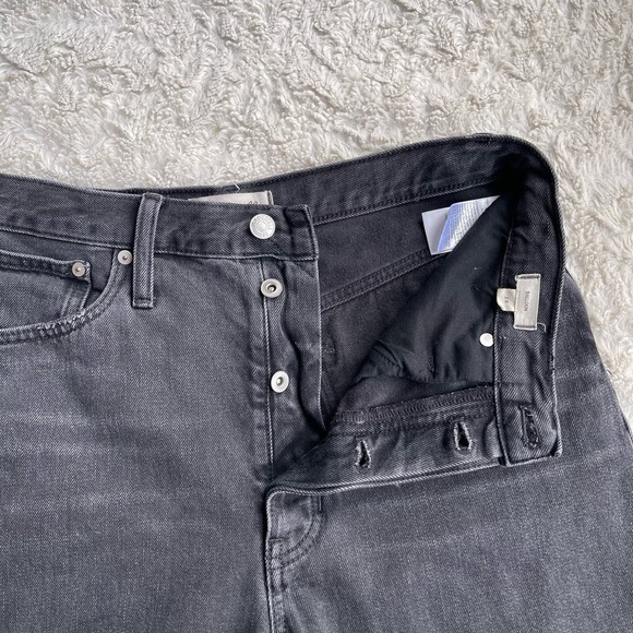 SOLD Madewell balloon leg jeans washed black noll wash MD690 28 - Picture 7 of 15